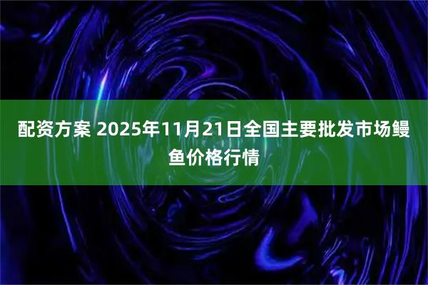 配资方案 2025年11月21日全国主要批发市场鳗鱼价格行情