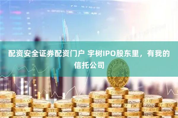 配资安全证券配资门户 宇树IPO股东里，有我的信托公司